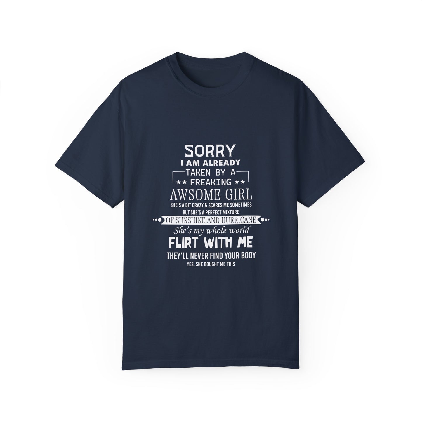 For Bf | Unisex Garment-Dyed T-shirt