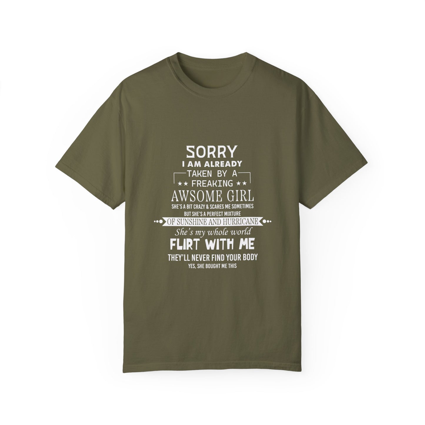 For Bf | Unisex Garment-Dyed T-shirt