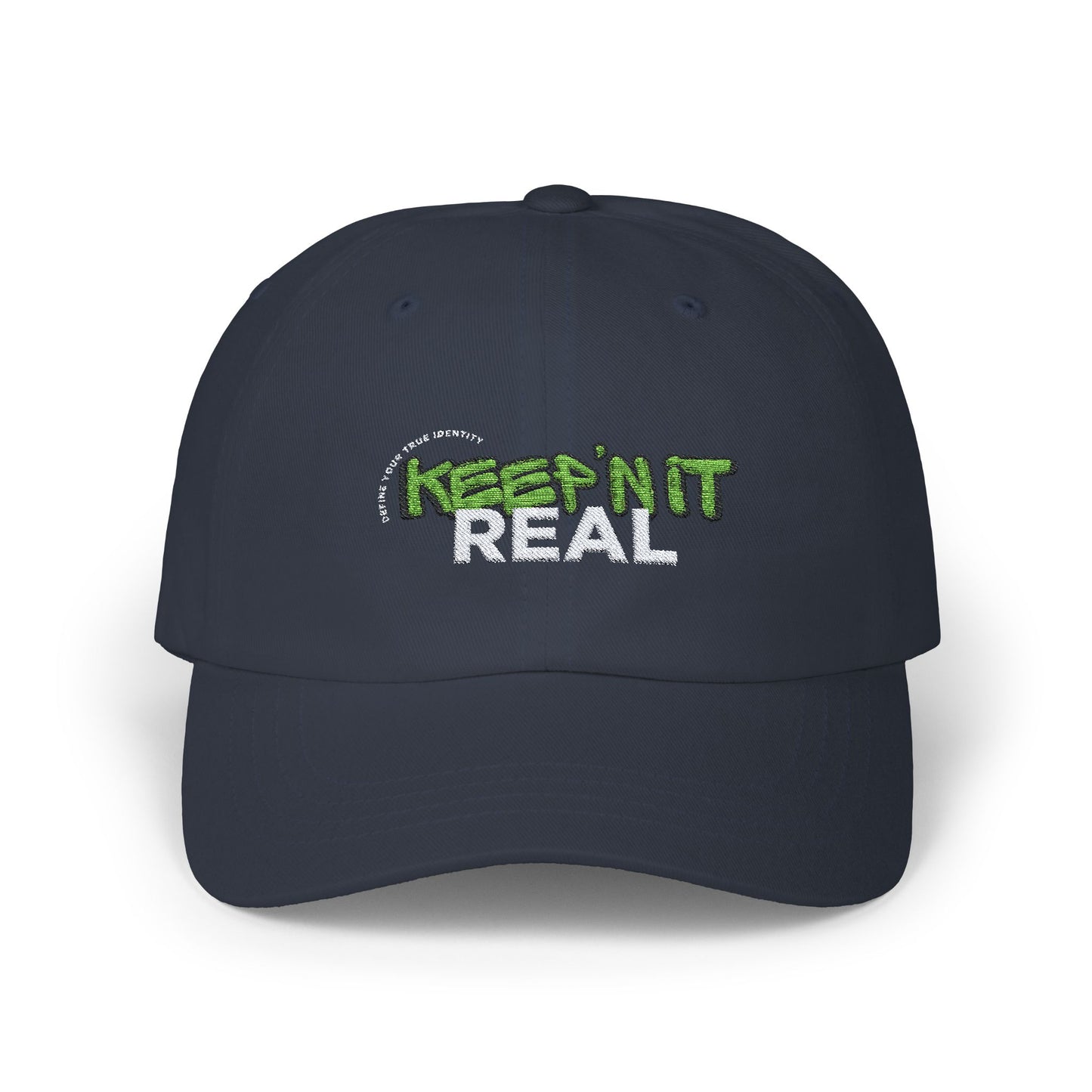 Keep It Real Classic Dad Cap - Stylish Baseball Cap for Casual Wear