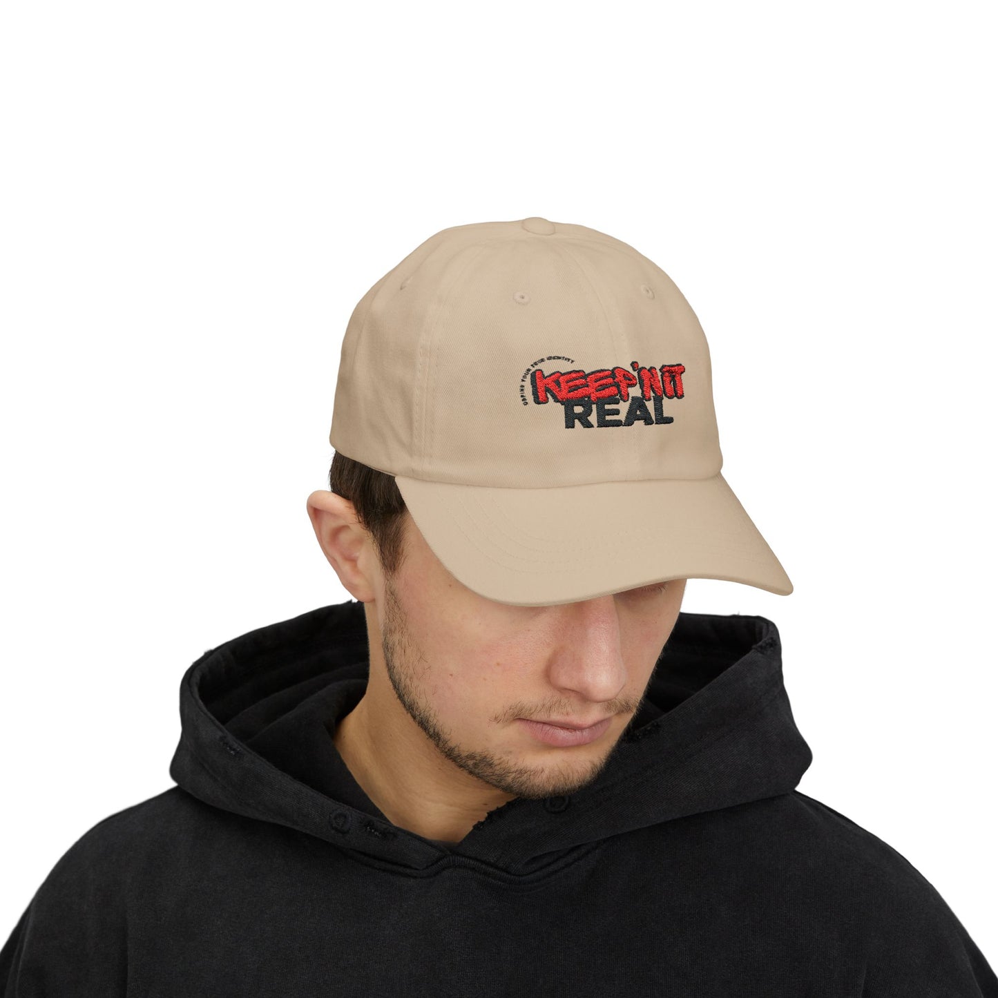 Keep It Real Classic Dad Cap - Trendy Pink Hat for Casual Style