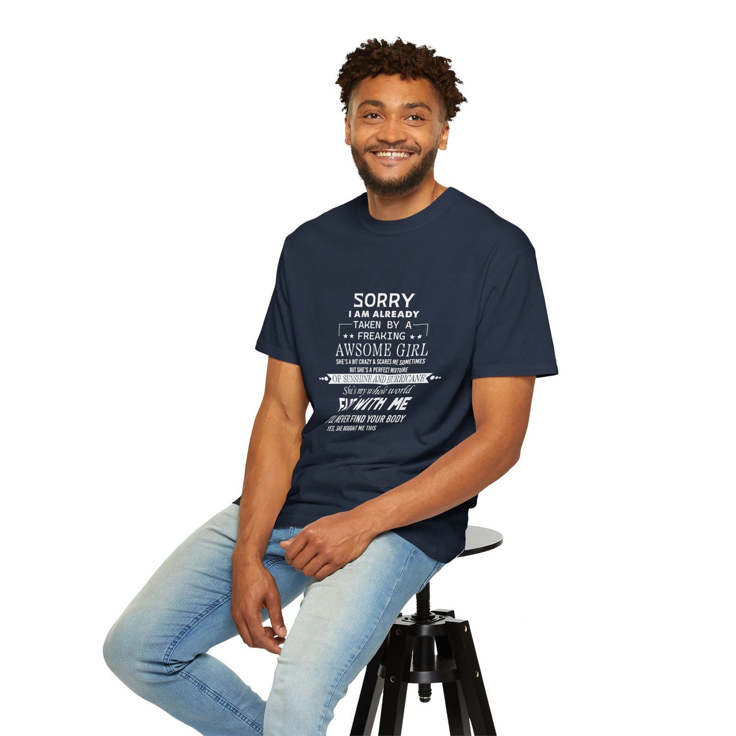 For Bf | Unisex Garment-Dyed T-shirt