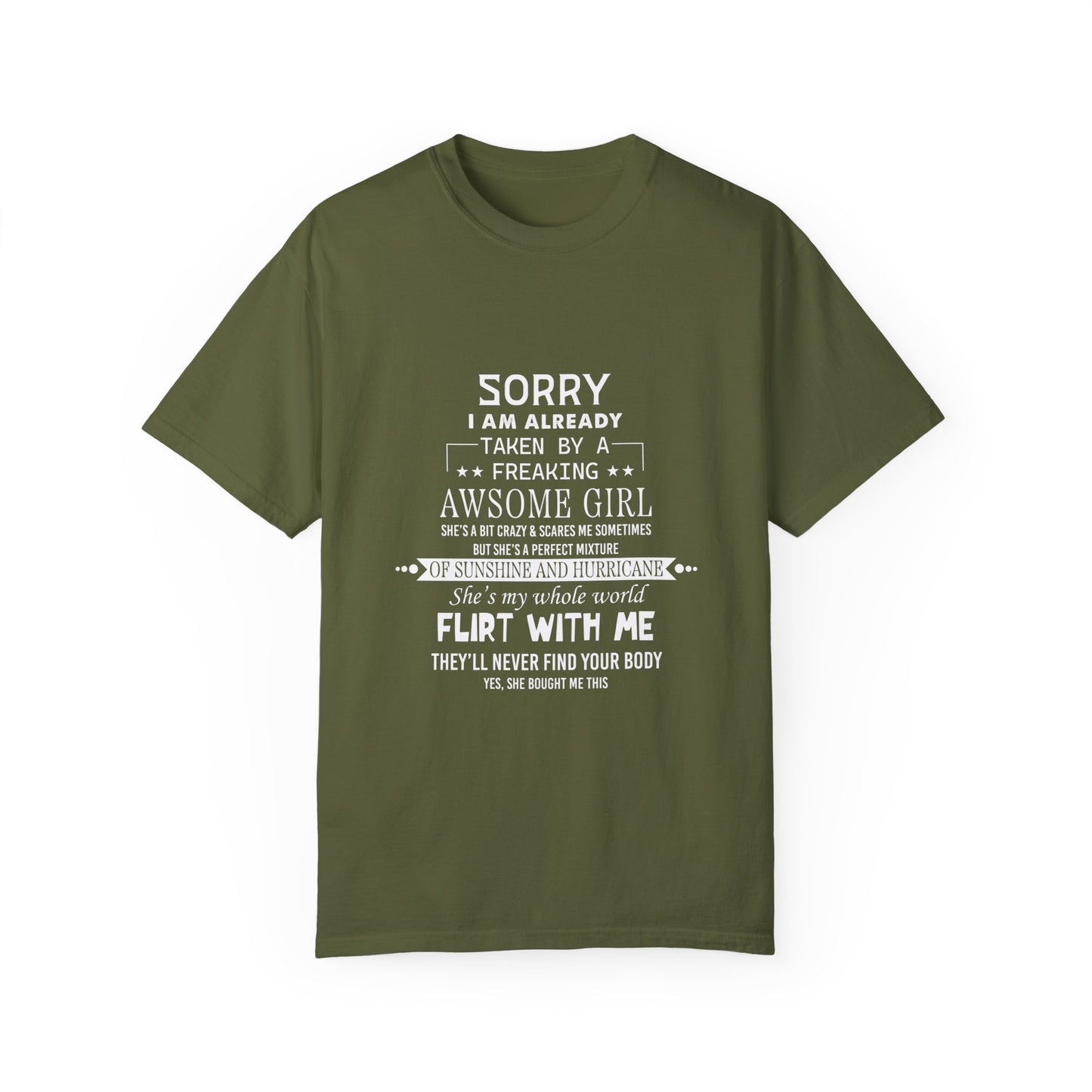 For Bf | Unisex Garment-Dyed T-shirt