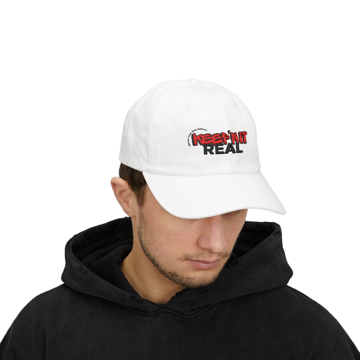 Keep It Real Classic Dad Cap - Trendy Pink Hat for Casual Style