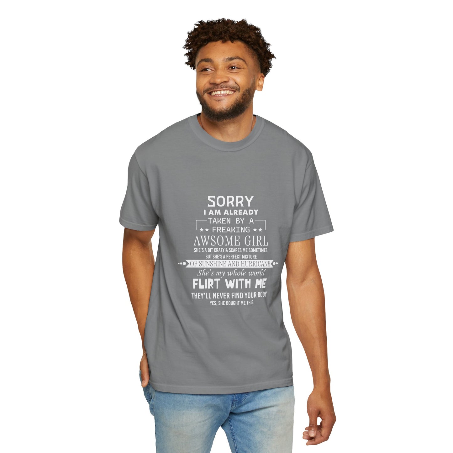 For Bf | Unisex Garment-Dyed T-shirt