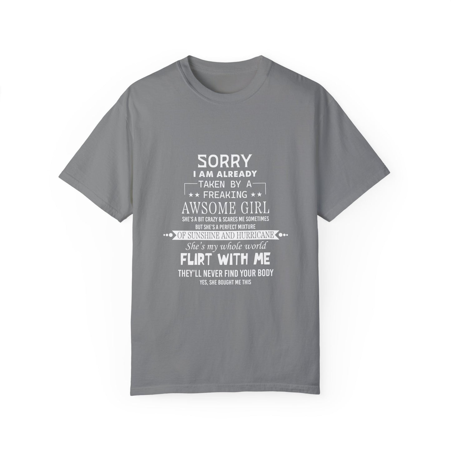 For Bf | Unisex Garment-Dyed T-shirt