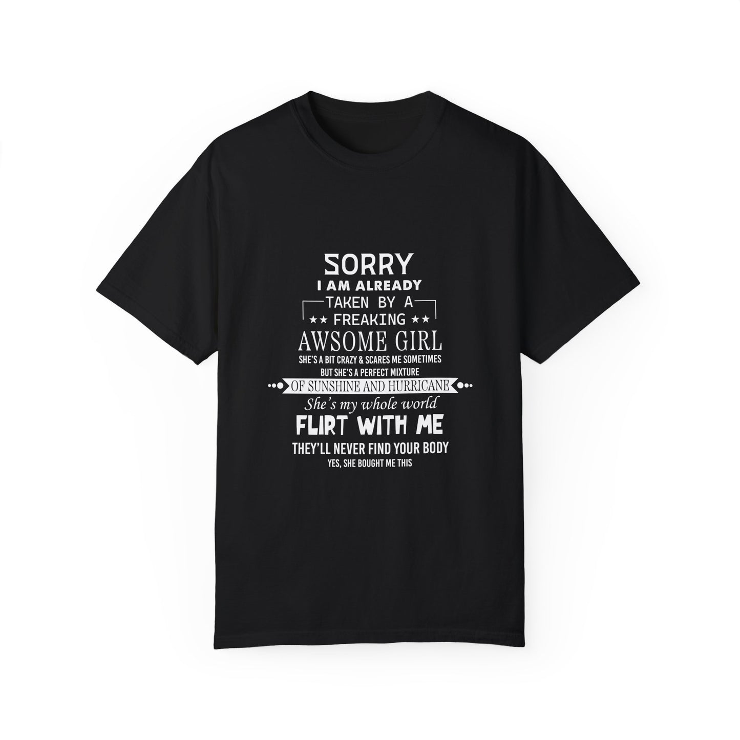 For Bf | Unisex Garment-Dyed T-shirt