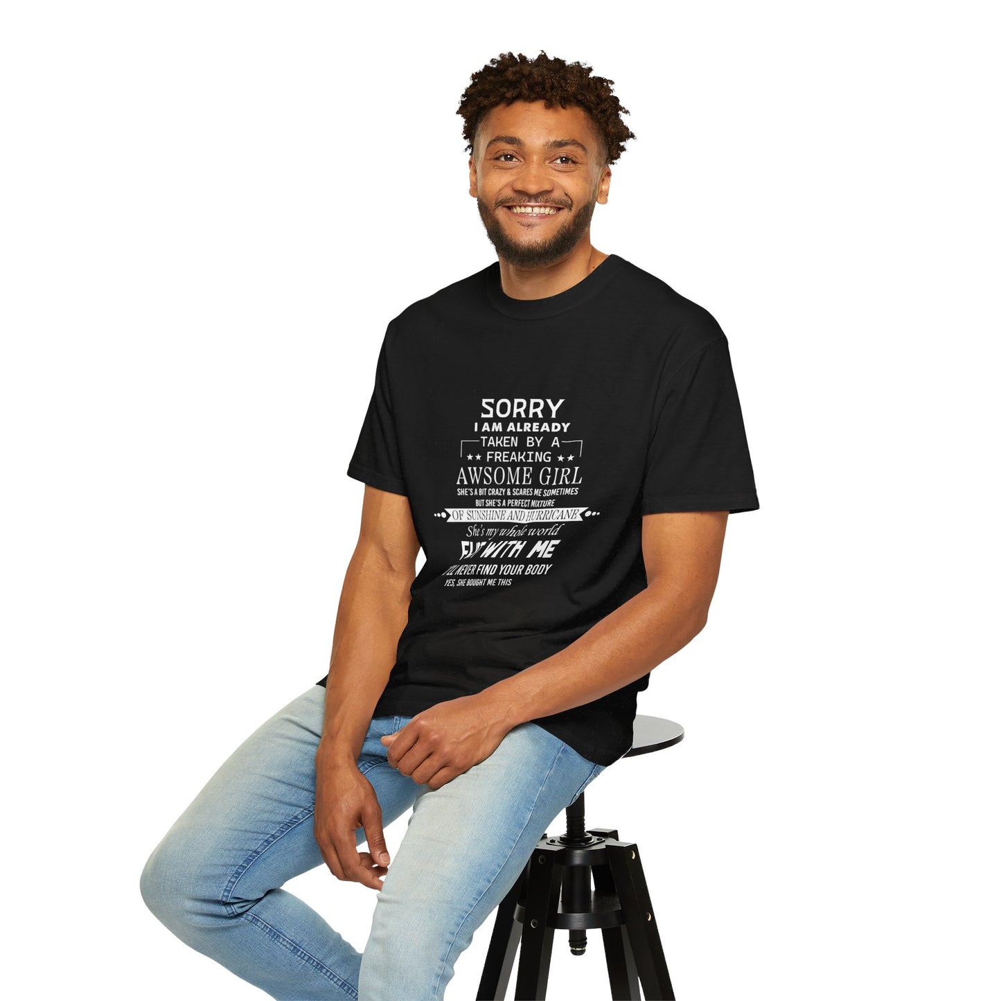 For Bf | Unisex Garment-Dyed T-shirt