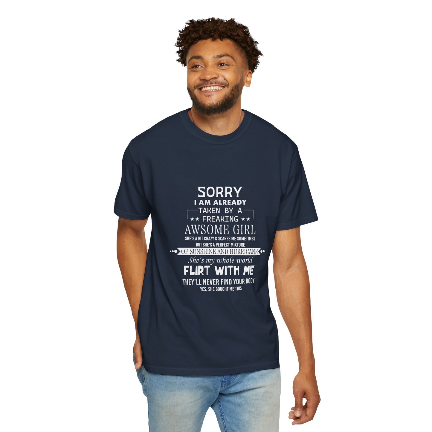 For Bf | Unisex Garment-Dyed T-shirt