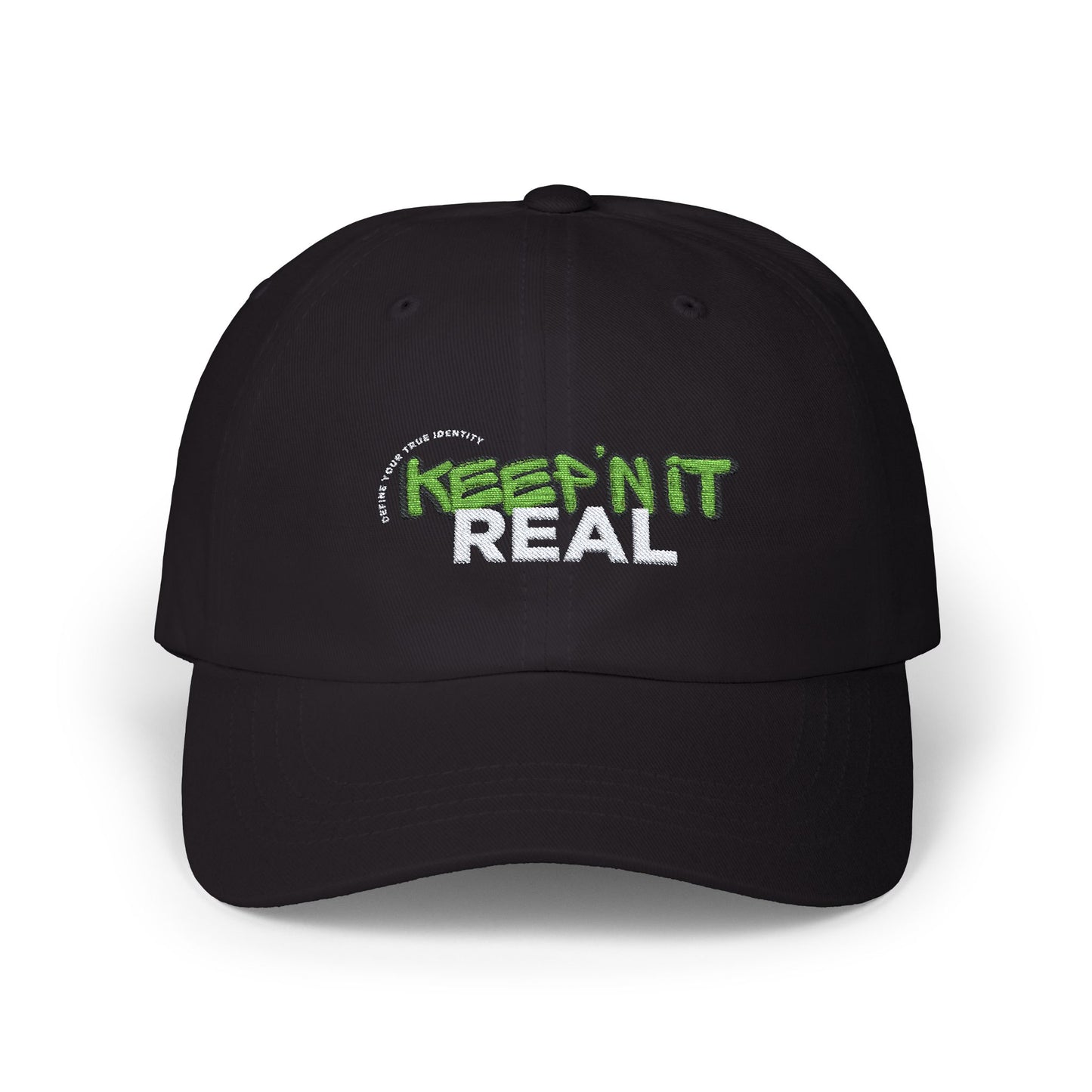 Keep It Real Classic Dad Cap - Stylish Baseball Cap for Casual Wear