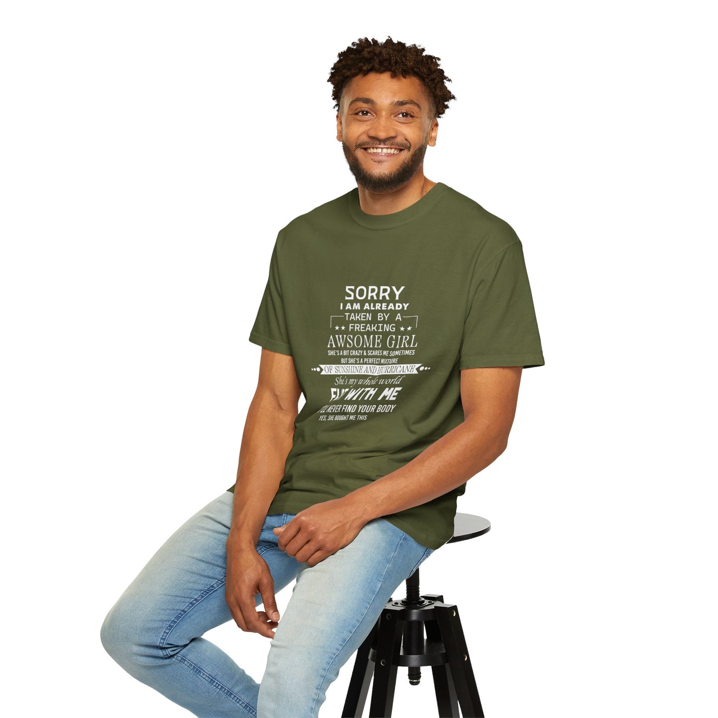 For Bf | Unisex Garment-Dyed T-shirt