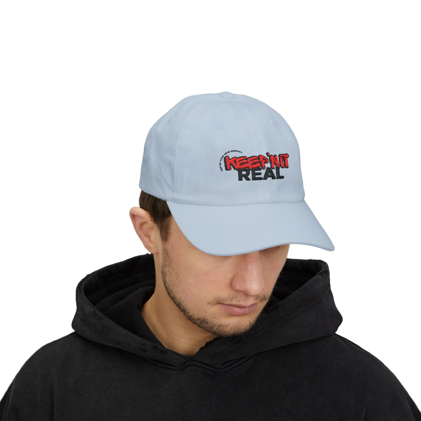 Keep It Real Classic Dad Cap - Trendy Pink Hat for Casual Style