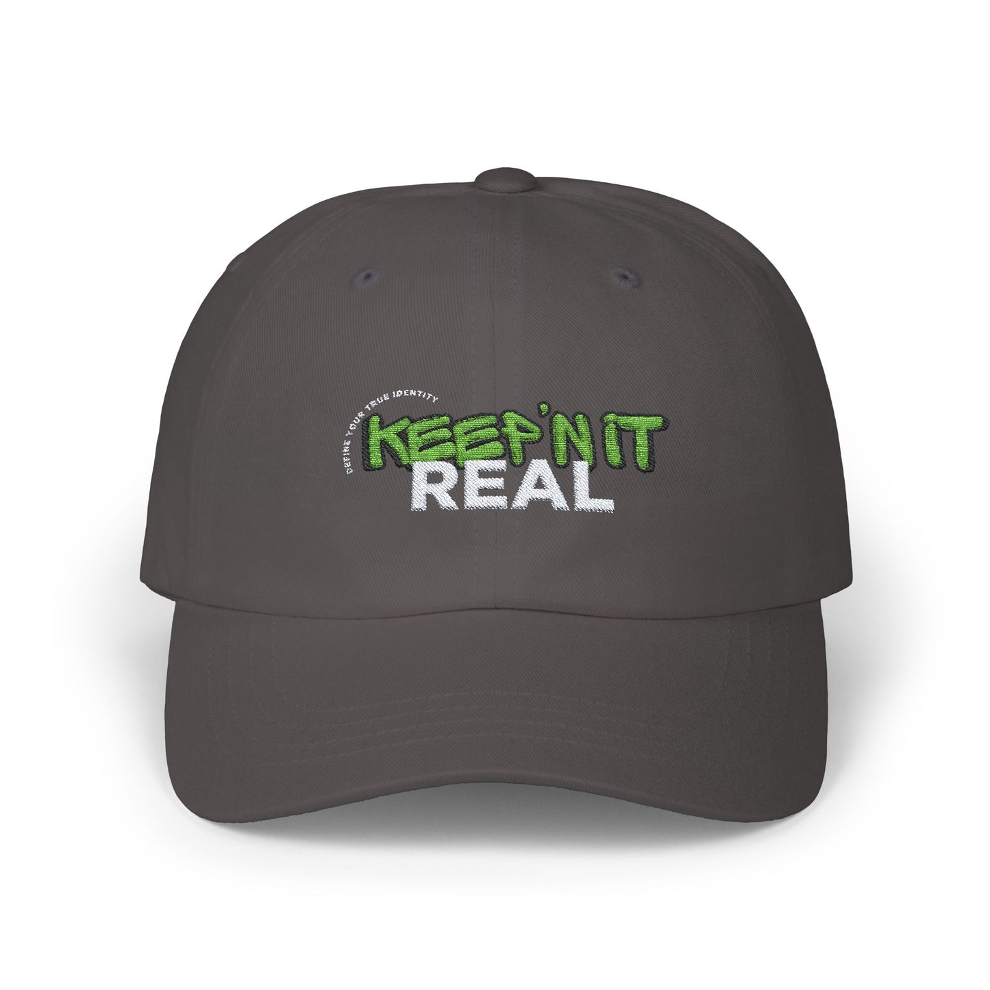 Keep It Real Classic Dad Cap - Stylish Baseball Cap for Casual Wear