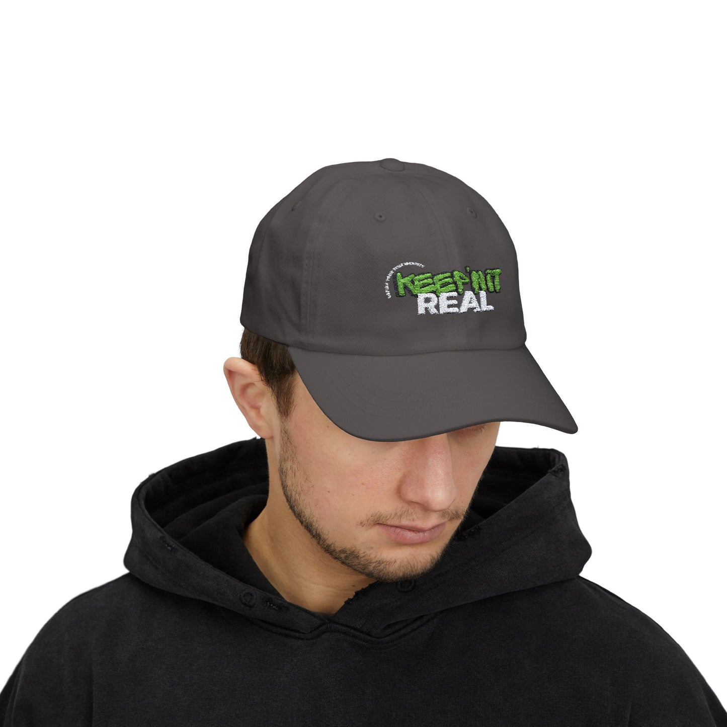 Keep It Real Classic Dad Cap - Stylish Baseball Cap for Casual Wear