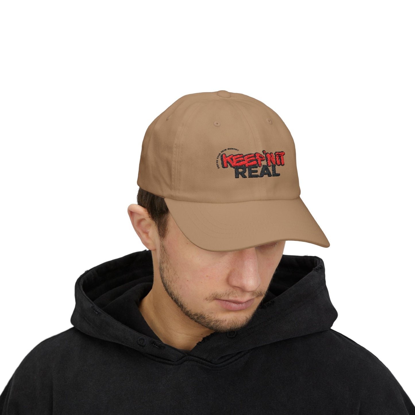 Keep It Real Classic Dad Cap - Trendy Pink Hat for Casual Style