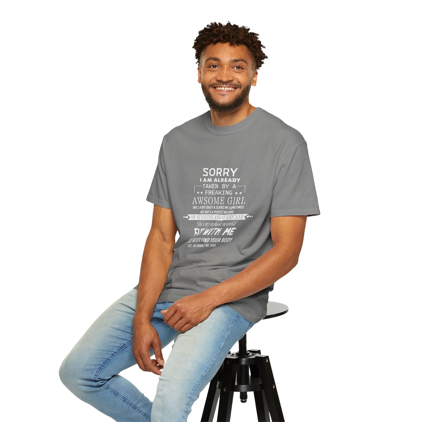 For Bf | Unisex Garment-Dyed T-shirt