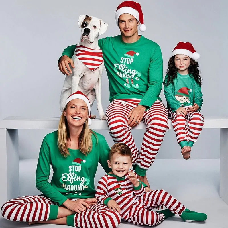 2024 Christmas Family Pajamas Set: Matching Winter Outfits