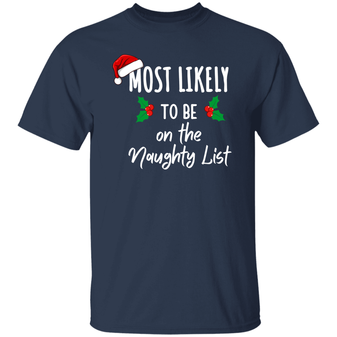 Most Likely to Family Matching Christmas Shirts