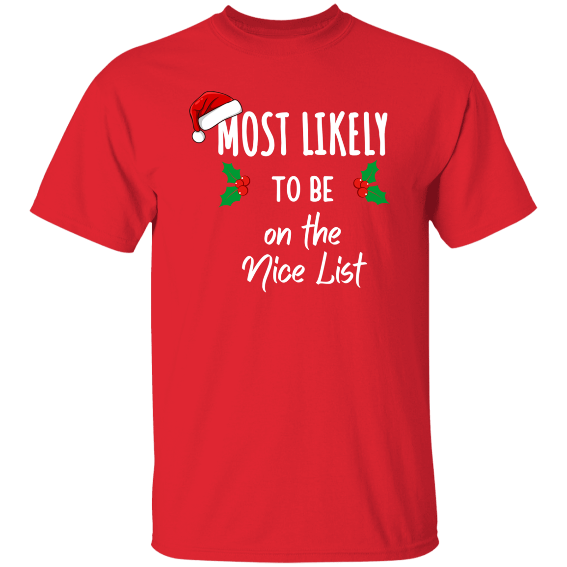Most Likely to Family Matching Christmas Shirts