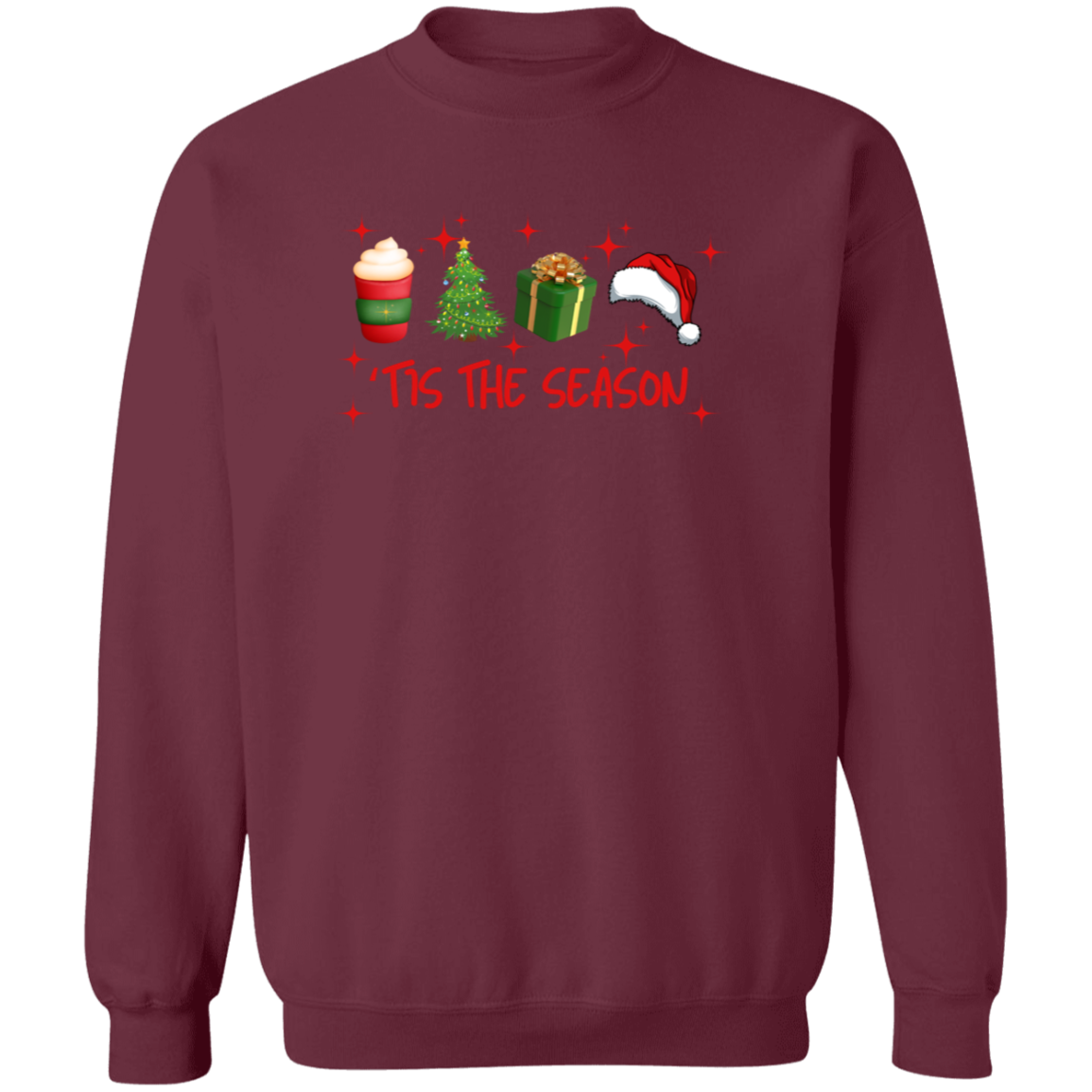 ‘TIS THE SEASON (Christmas Edition) Crewneck Pullover Sweatshirt
