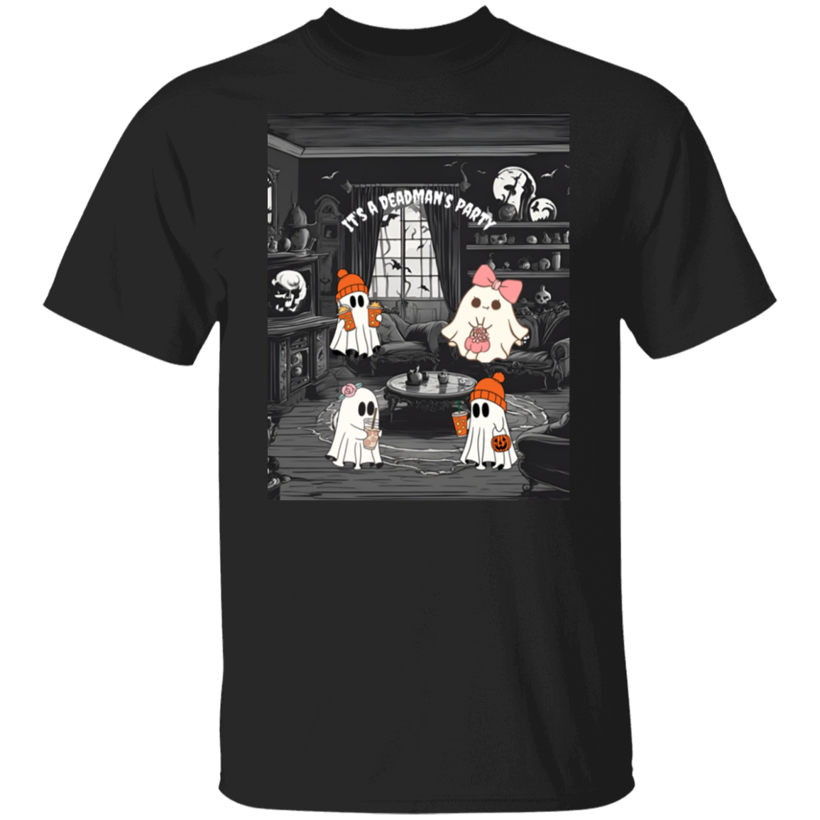 It's A Ghostly Party! - 5.3 oz. T-Shirt