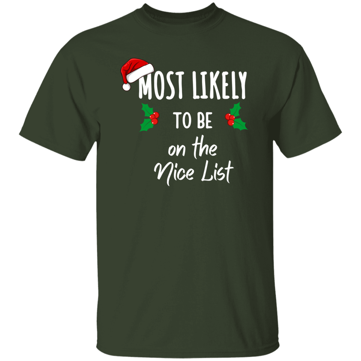 Most Likely to Family Matching Christmas Shirts