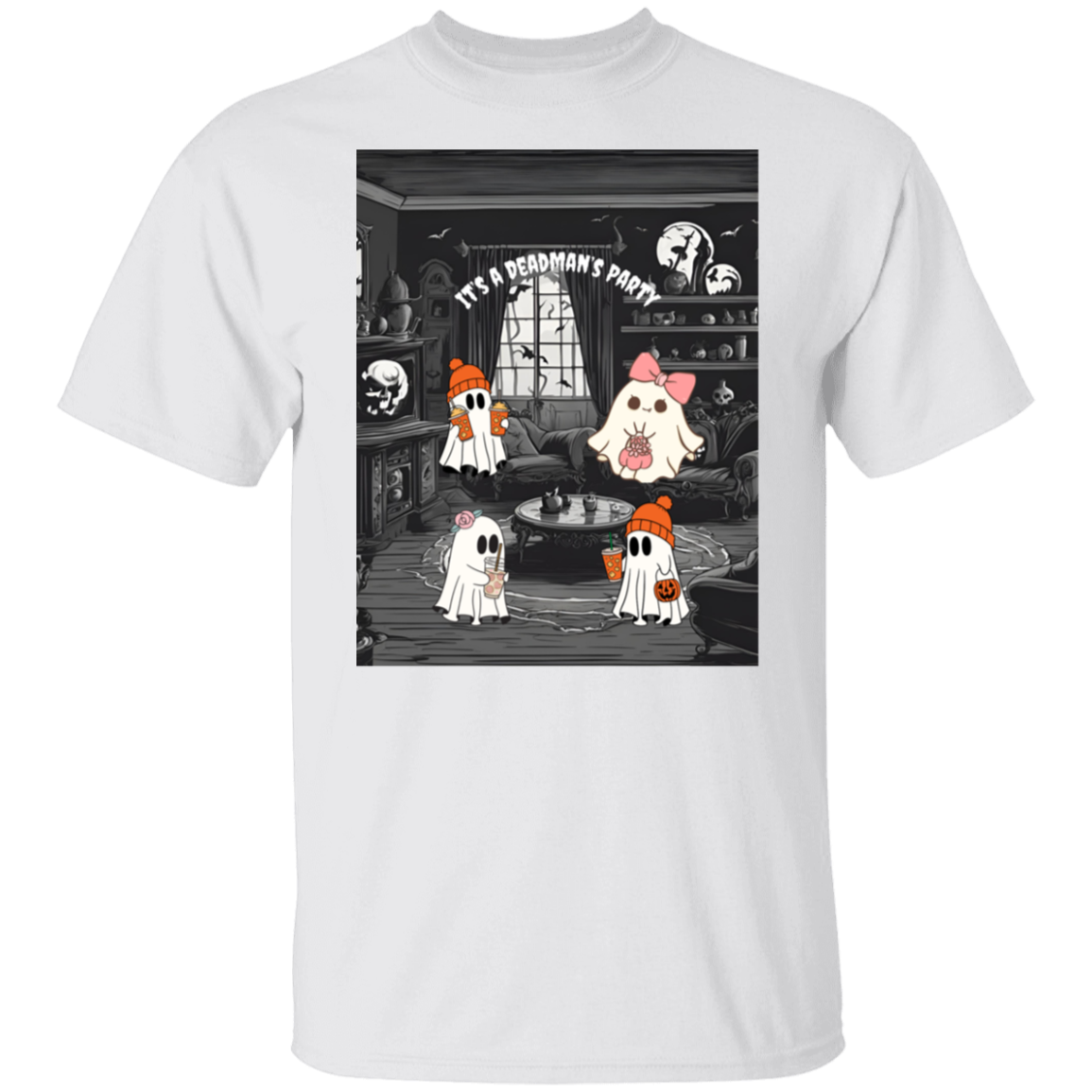 It's A Ghostly Party! - 5.3 oz. T-Shirt