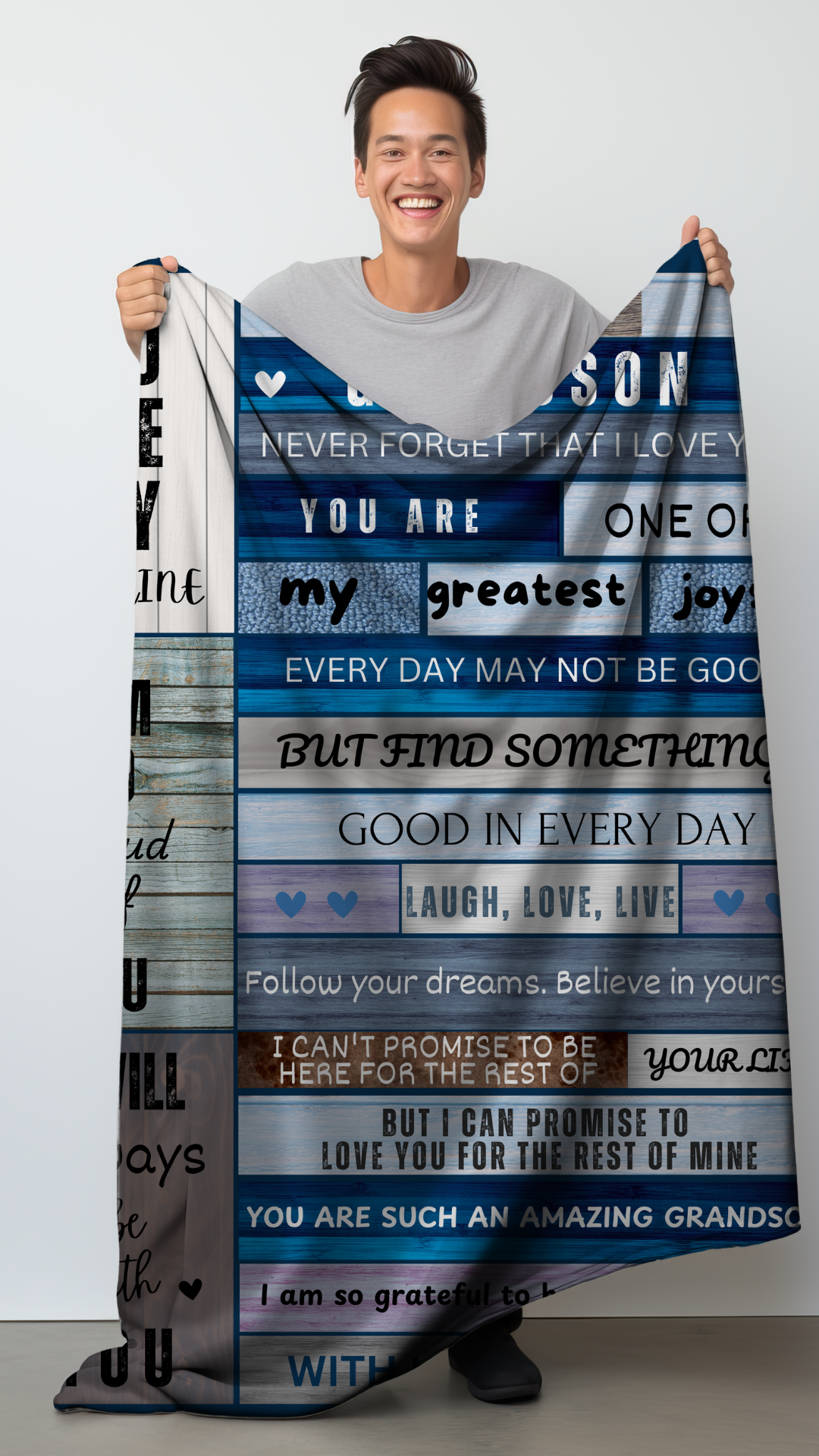 To My Grandson Blanket