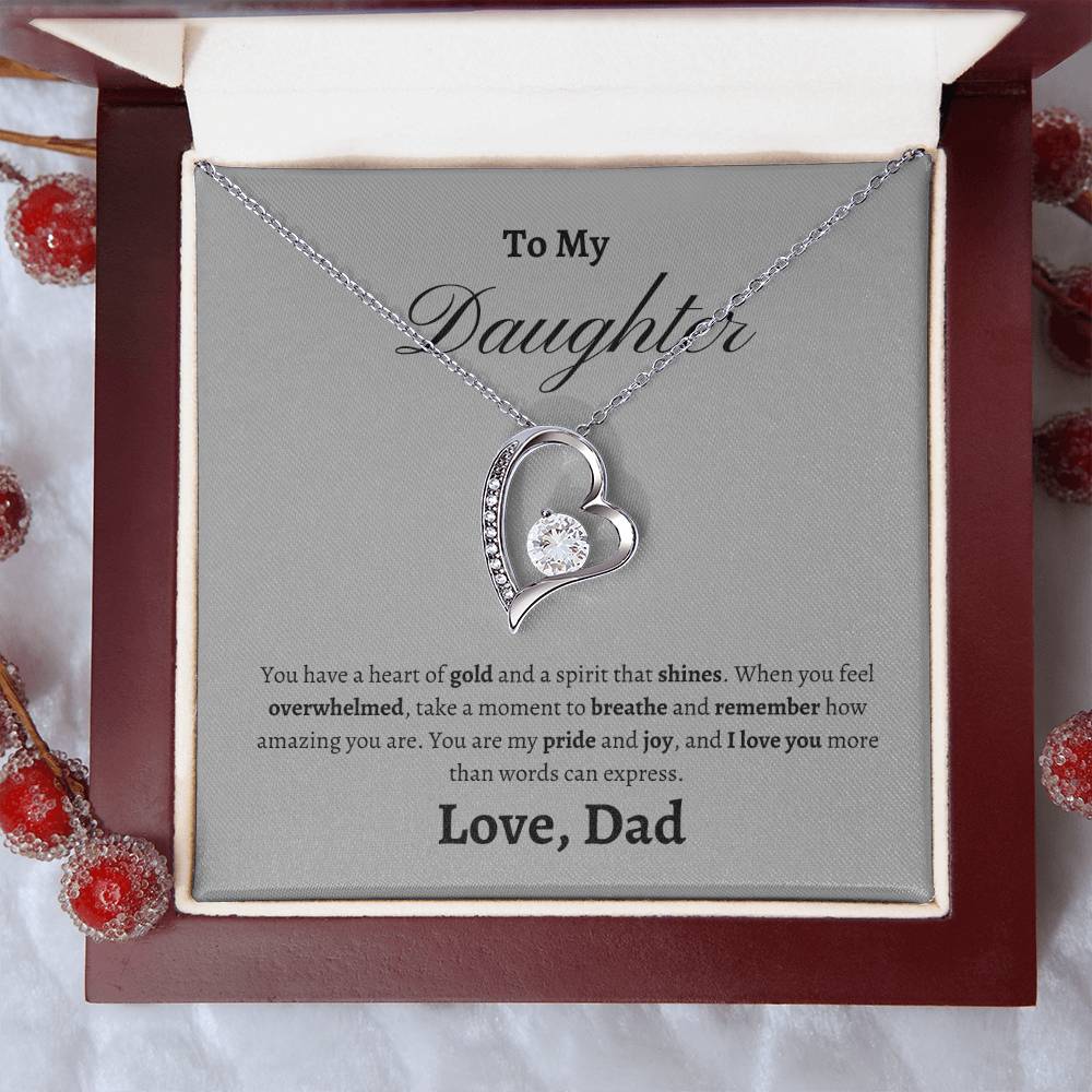 To My Daughter, heart of gold