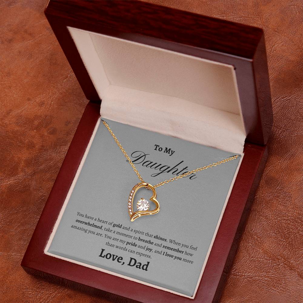 To My Daughter, heart of gold