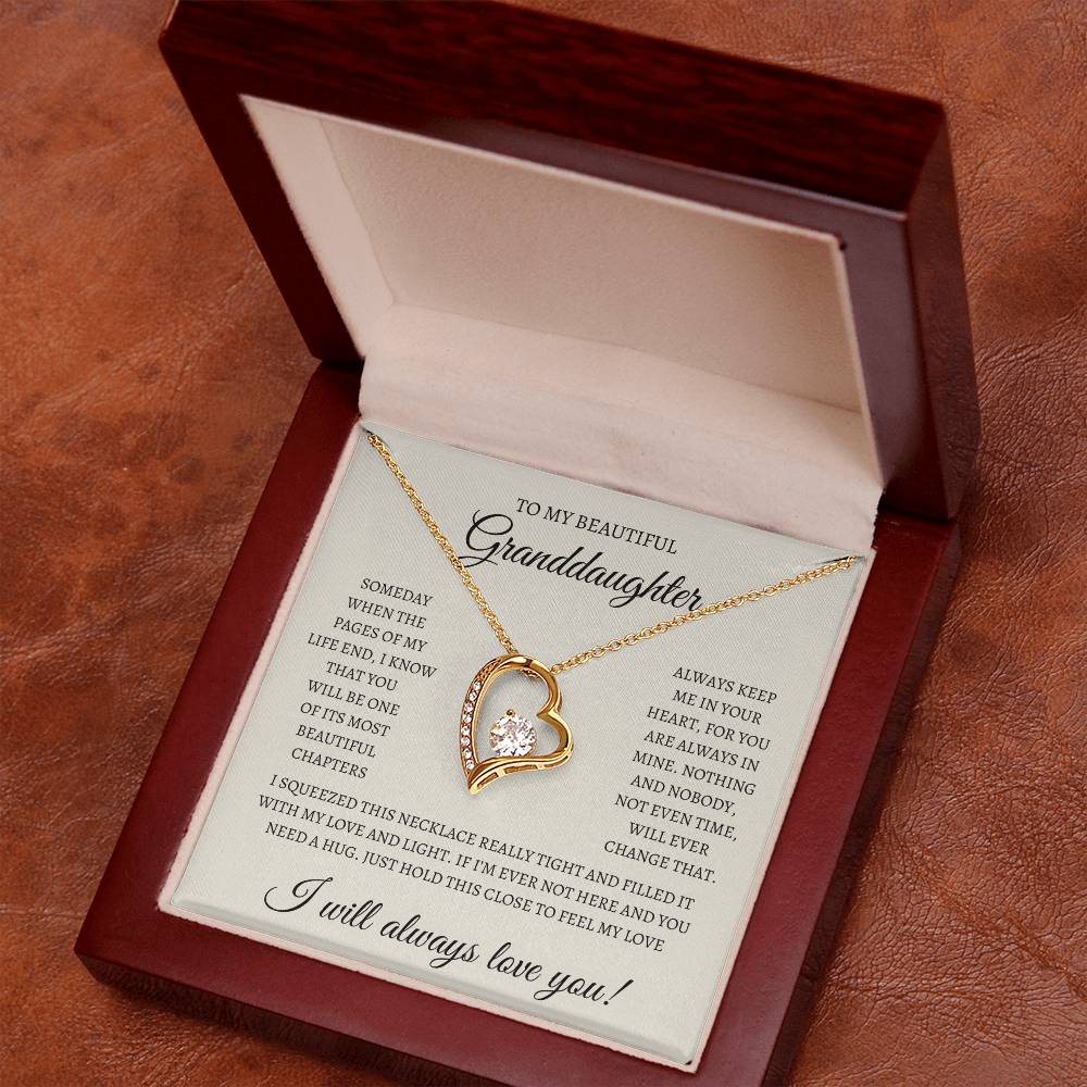 To my beautiful Granddaughter
