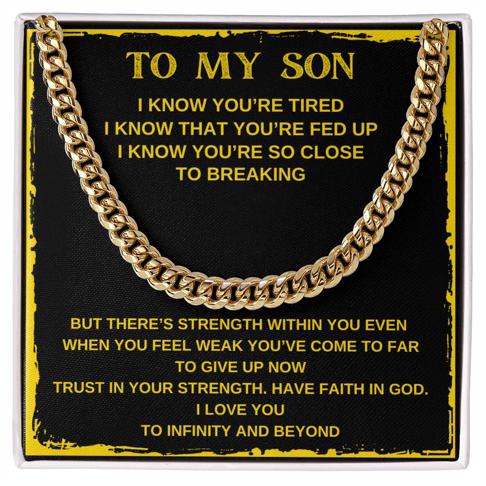 To My Son, There's Strength Within You