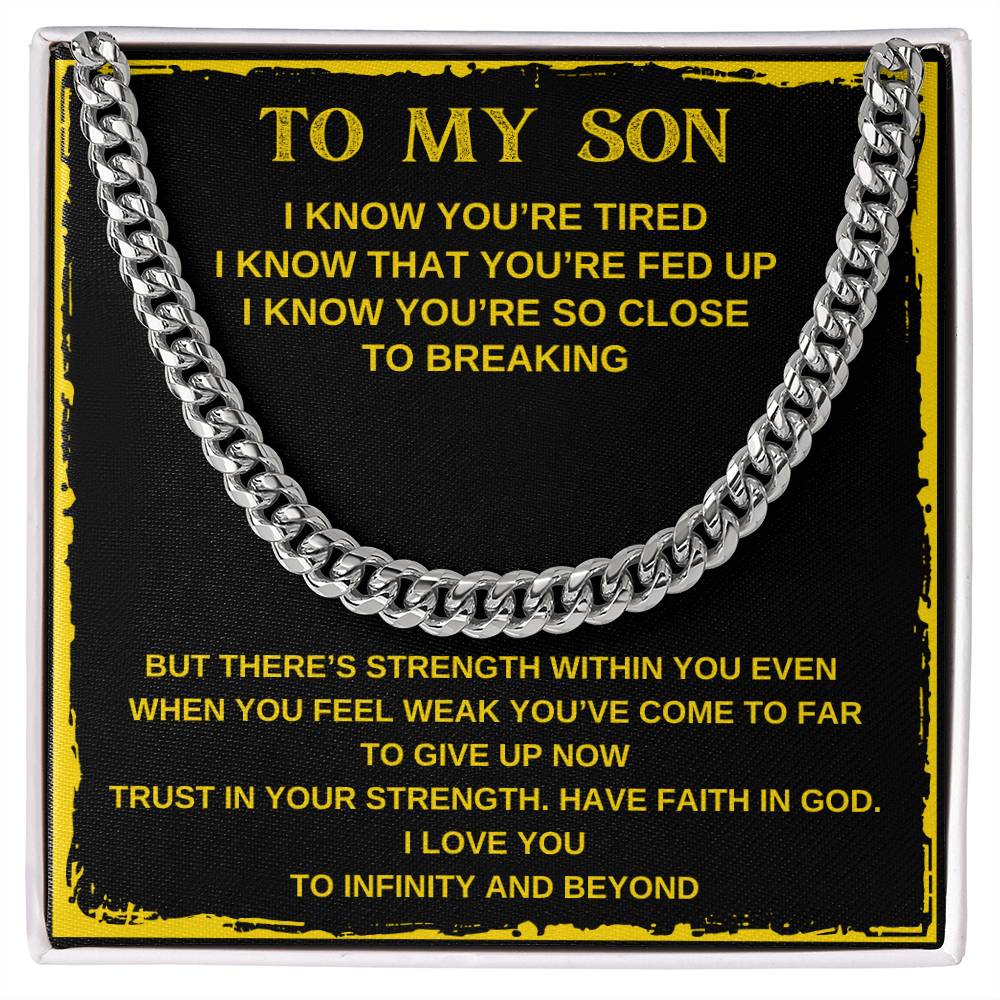 To My Son, There's Strength Within You