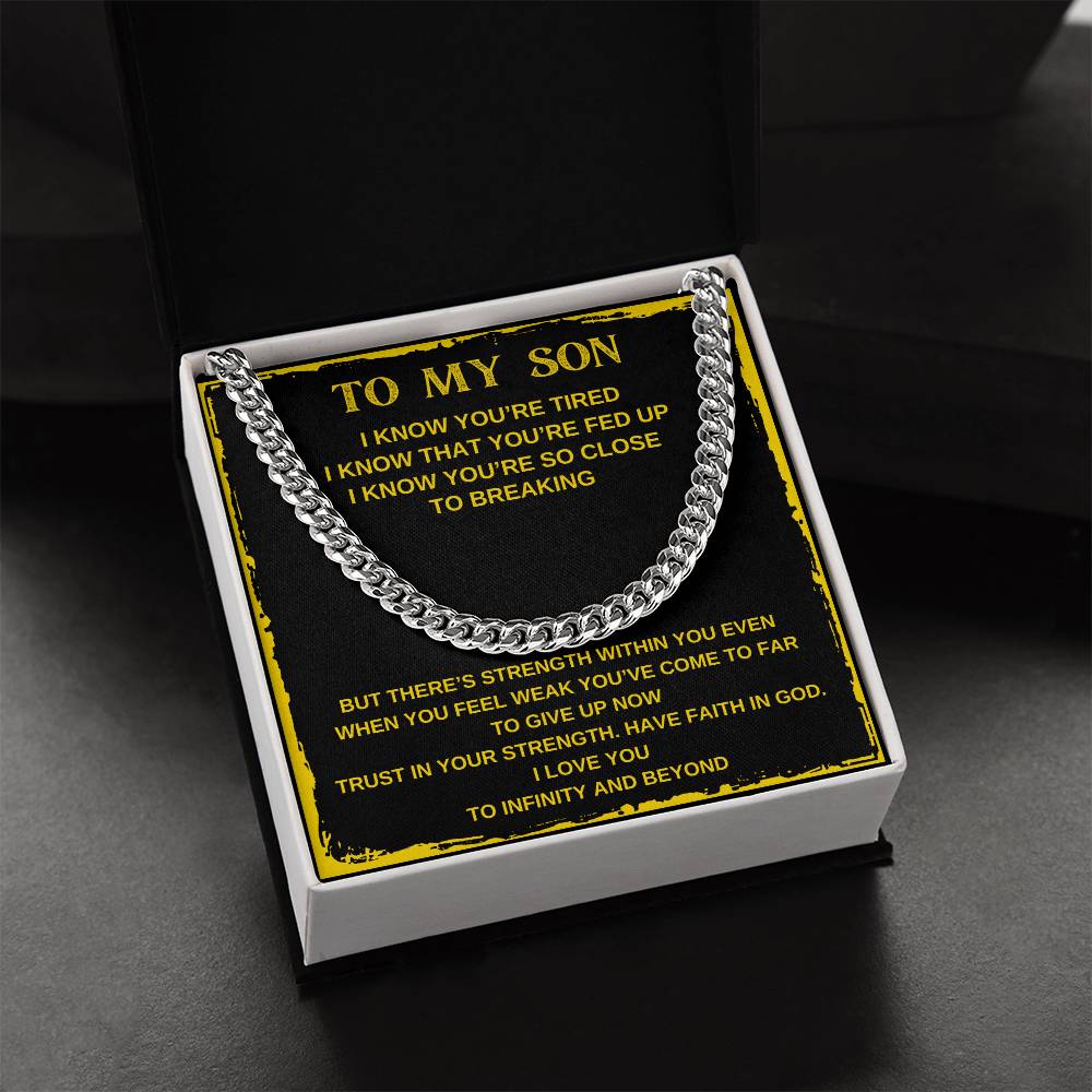 To My Son, There's Strength Within You
