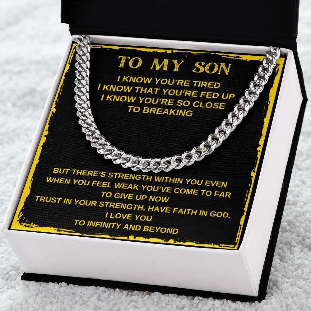 To My Son, There's Strength Within You
