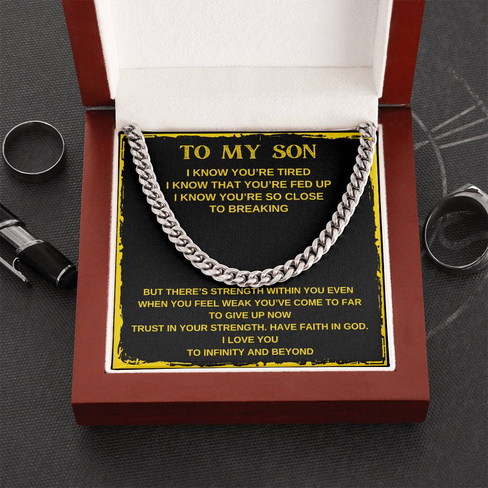 To My Son, There's Strength Within You