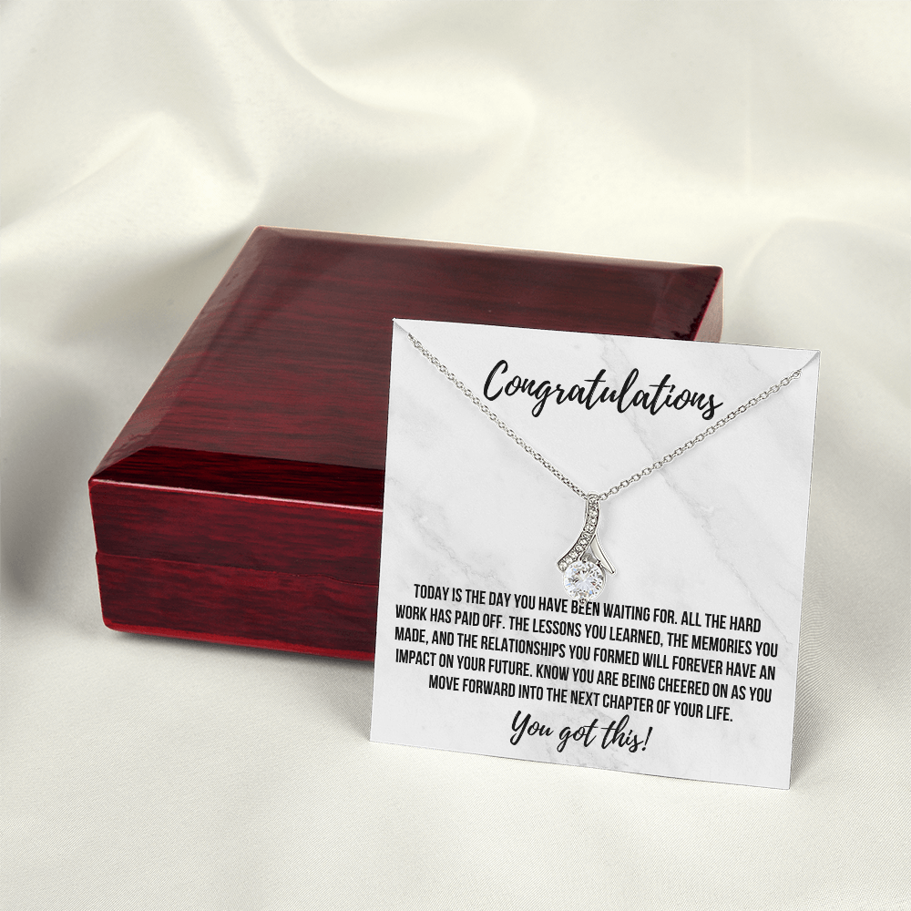 Alluring Beauty Congratulations Necklace