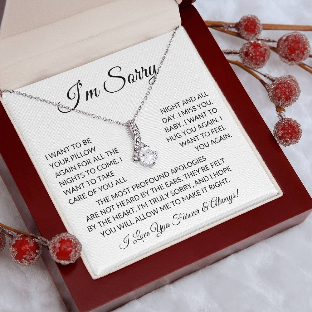 I'm Sorry, Forever and Always!