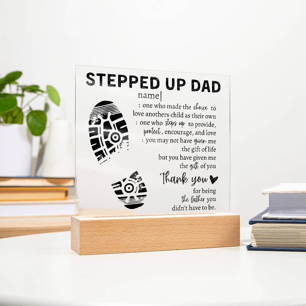 To My Dad | Square Acrylic Plaque