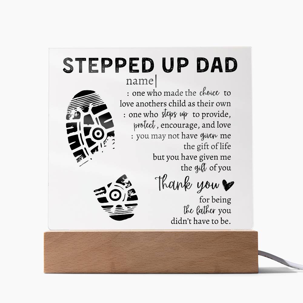 To My Dad | Square Acrylic Plaque