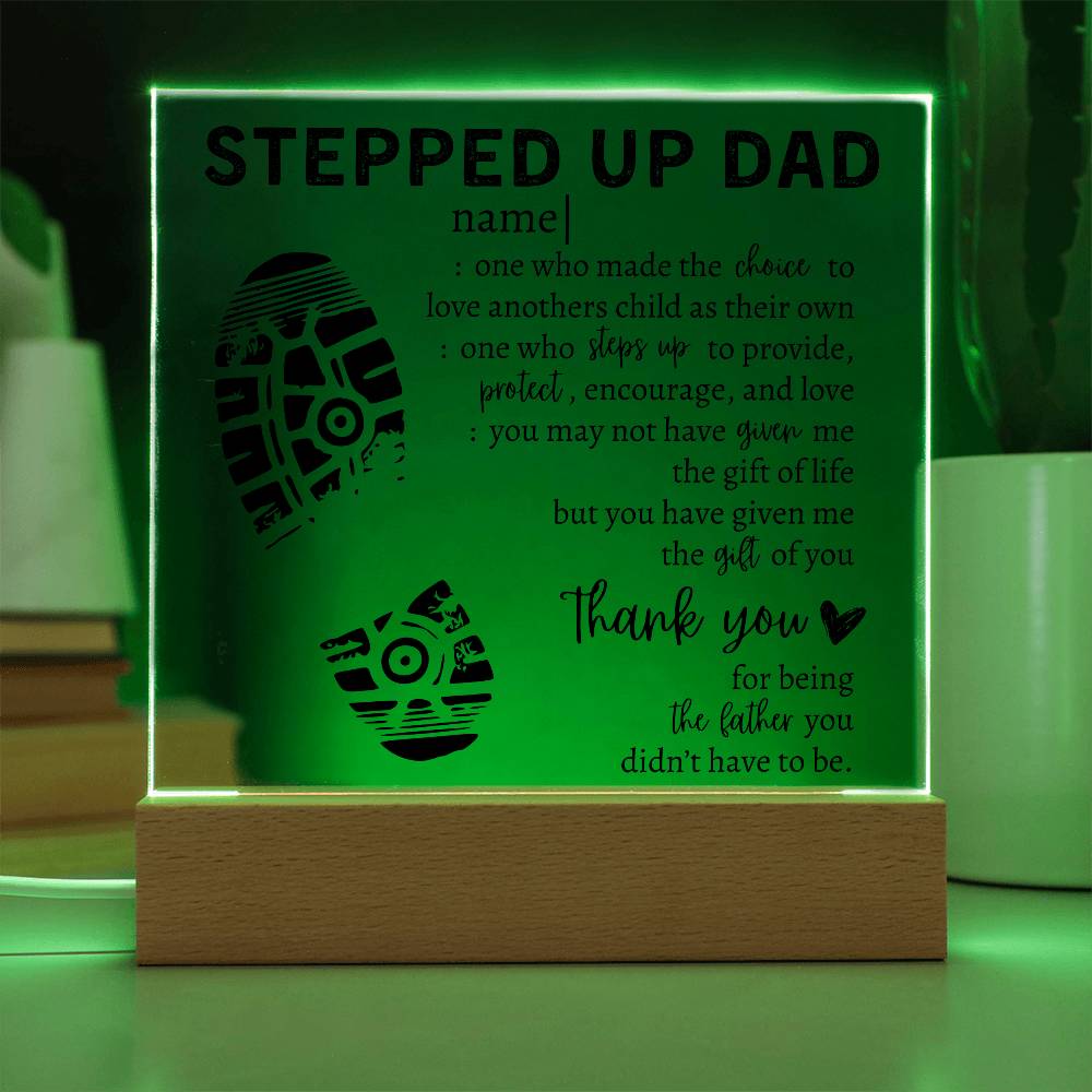 To My Dad | Square Acrylic Plaque