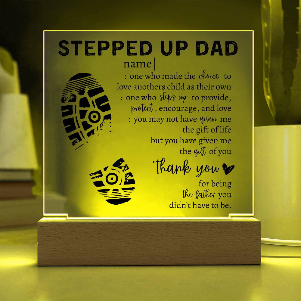To My Dad | Square Acrylic Plaque