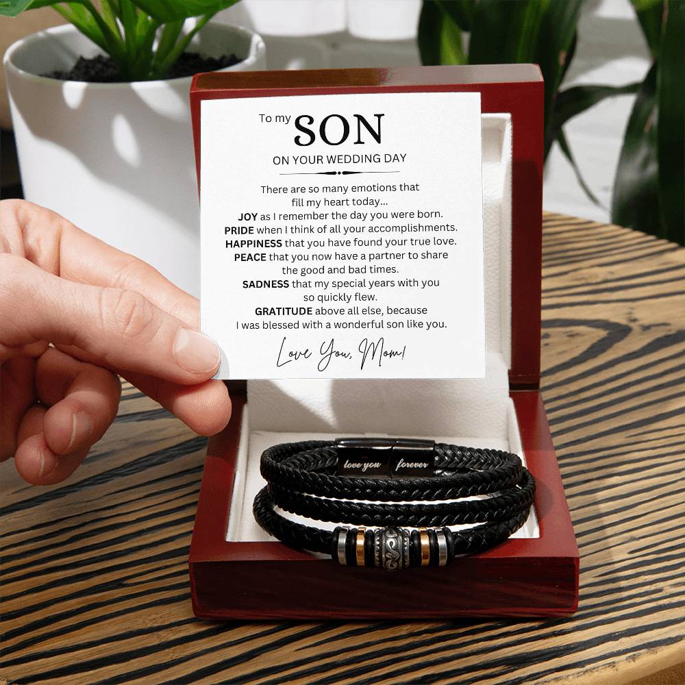 To My Son | Men's "Love You Forever" Bracelet
