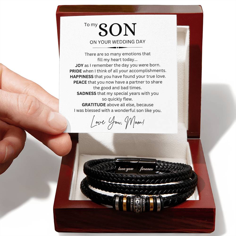 To My Son | Men's "Love You Forever" Bracelet