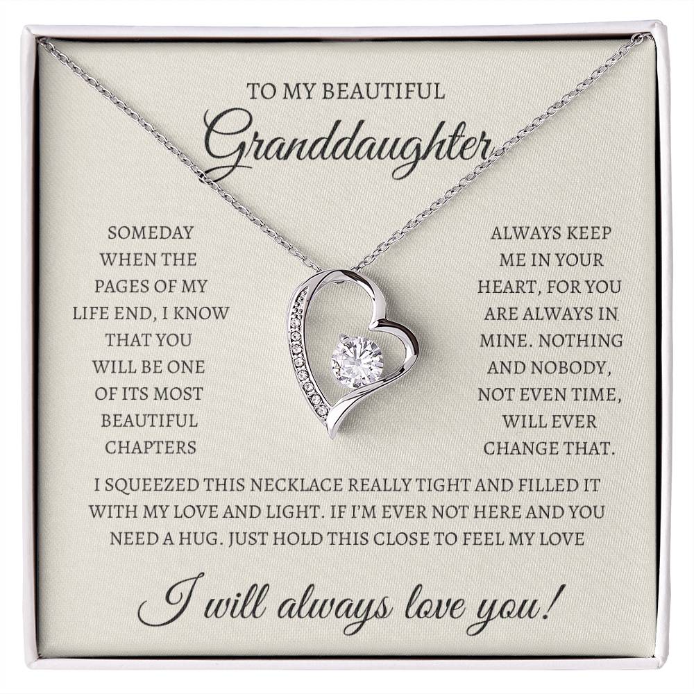 To my beautiful Granddaughter