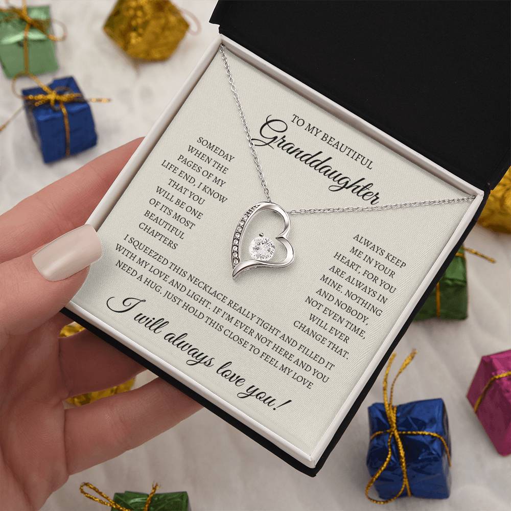 To my beautiful Granddaughter