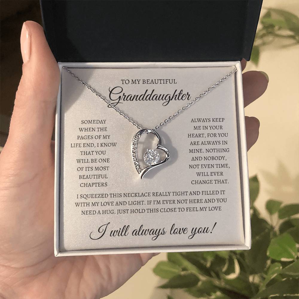 To my beautiful Granddaughter