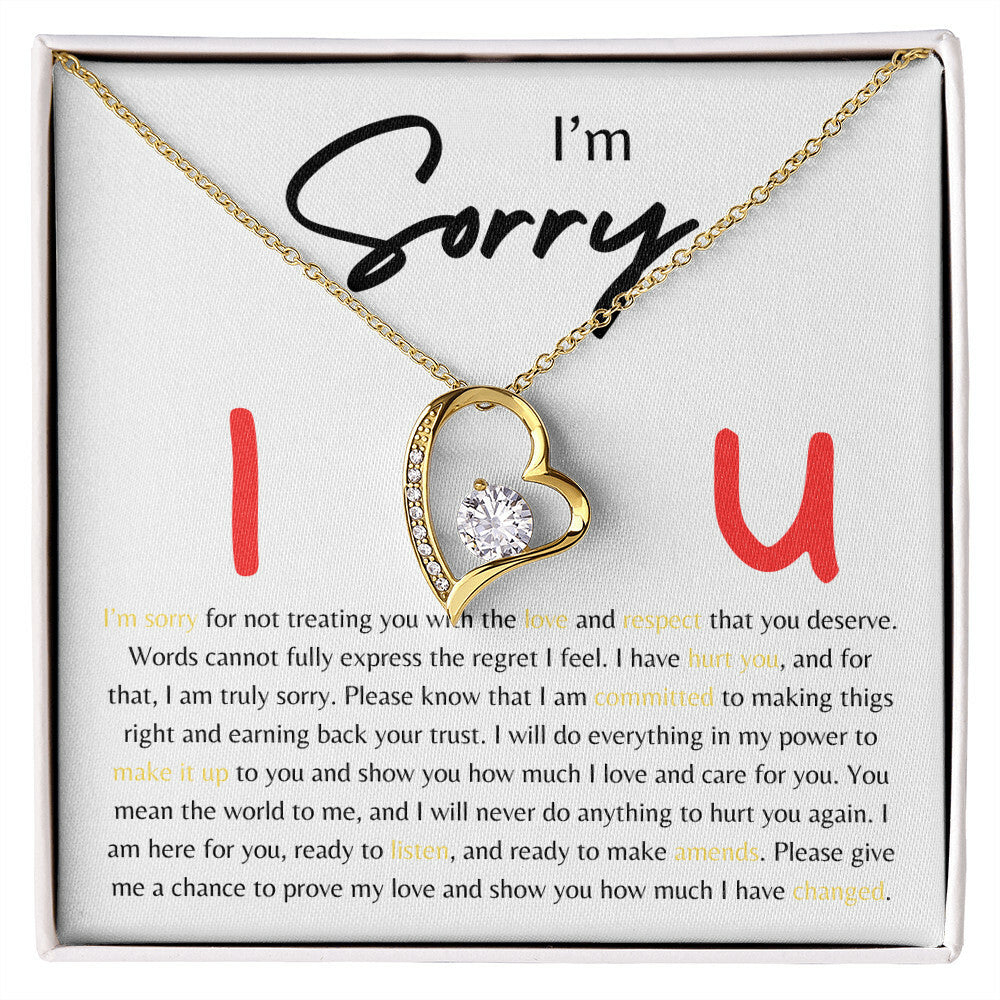 I'm Sorry, I love you