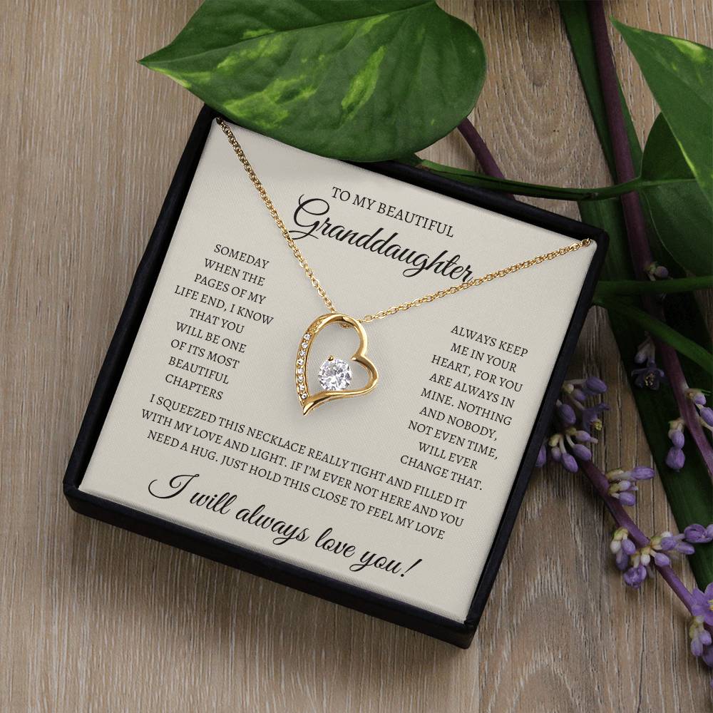 To my beautiful Granddaughter