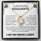 💖 To My Beautiful Soulmate – Heart Necklace