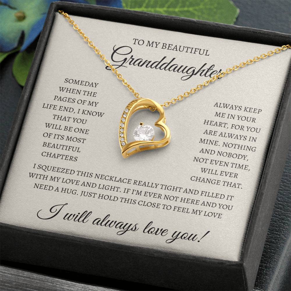 To my beautiful Granddaughter